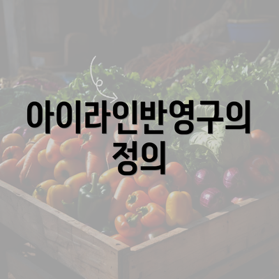 아이라인반영구의 정의