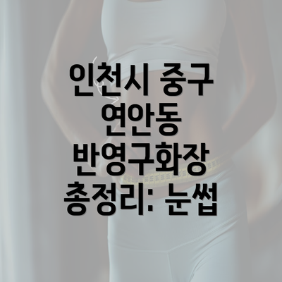 인천시 중구 연안동 반영구화장 총정리: 눈썹