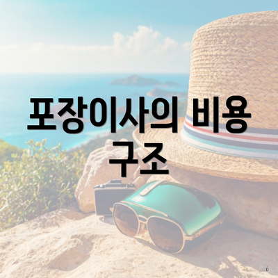 포장이사의 비용 구조