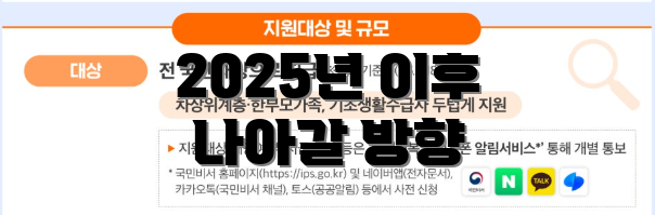 2025년 이후 나아갈 방향
