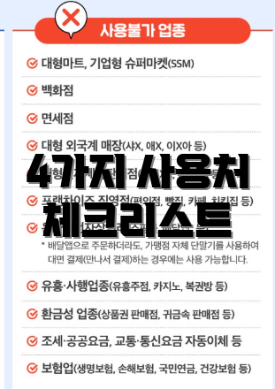 4가지 사용처 체크리스트