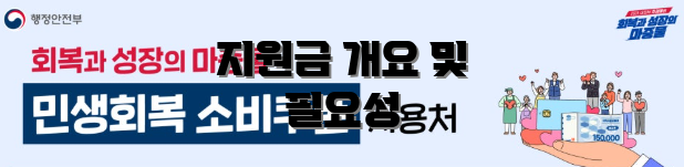 지원금 개요 및 필요성